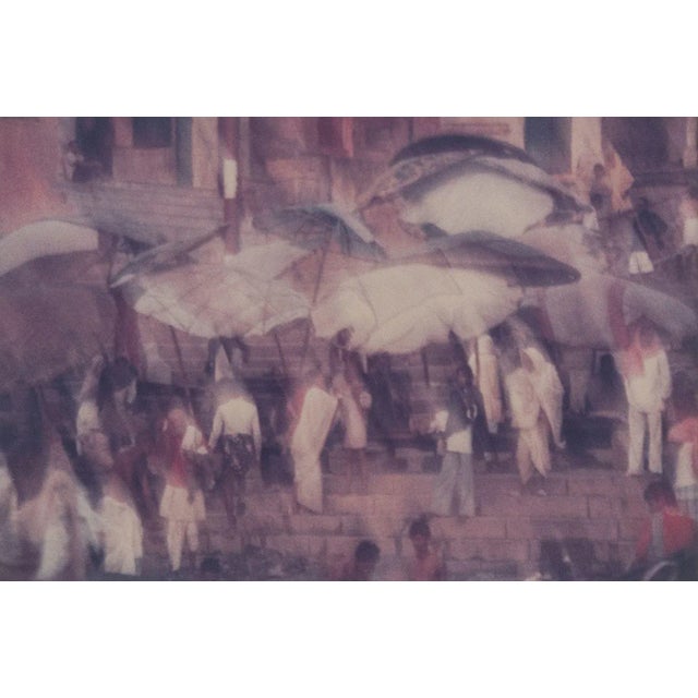 Anne Sager (American, 1930-2024), "Varanasi, India", Color Photograph, Chromogenic Print, titled lower left, signed lower...