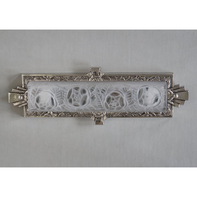 David Gueron Degue French Art Deco Wall Sconces by Degue 1930 France - A Pair For Sale - Image 4 of 13