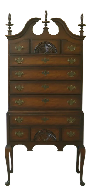 Kindel Oxford Mahogany New England Highboy
