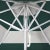 Sugar Beach 9' Patio Umbrella, Cream & Dark Green, Set of 2 For Sale - Image 4 of 5