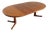 Vintage Danish Round Extendable Dining Table, 1960s For Sale