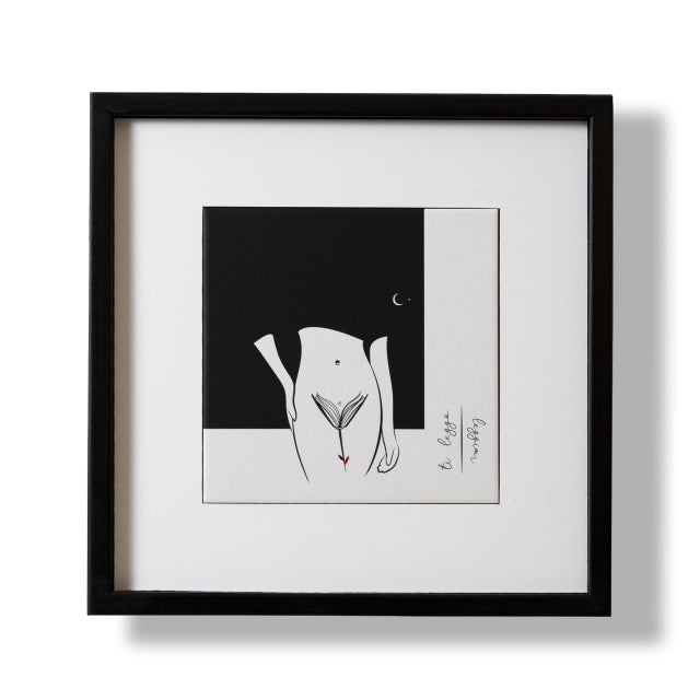 Large Framed Ti Leggo/Leggimi by Chiara Rescio for Kiasmo For Sale - Image 4 of 4