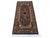 1980s Persian Qum Silk Machine Made Rug 3’2” X 6’6” For Sale - Image 5 of 5