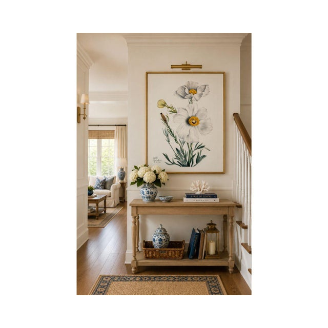 Matilija Poppy, Vintage Botanical Art Print Reproduction by Mary Vaux Walcott, 20" X 30" For Sale - Image 4 of 10