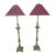 Vintage Frederick Cooper Candlestick Lamps, a Pair For Sale