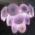 Pink Murano Glass Disc Chandeliers, Italy, 1970s, Set of 2 For Sale - Image 10 of 15
