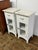 Wood Elegant Furniture Madison Avenue Marble Top Glass Door Cabinets, Pair For Sale - Image 7 of 15
