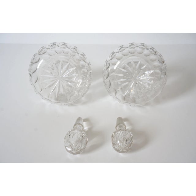 Antique Pair of Crystal Decanters For Sale In Miami - Image 6 of 10