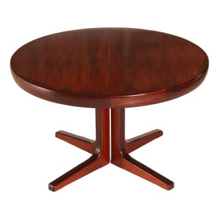 Mid-Century Modern Danish Extending Rosewood Dining Table, 1970s For Sale