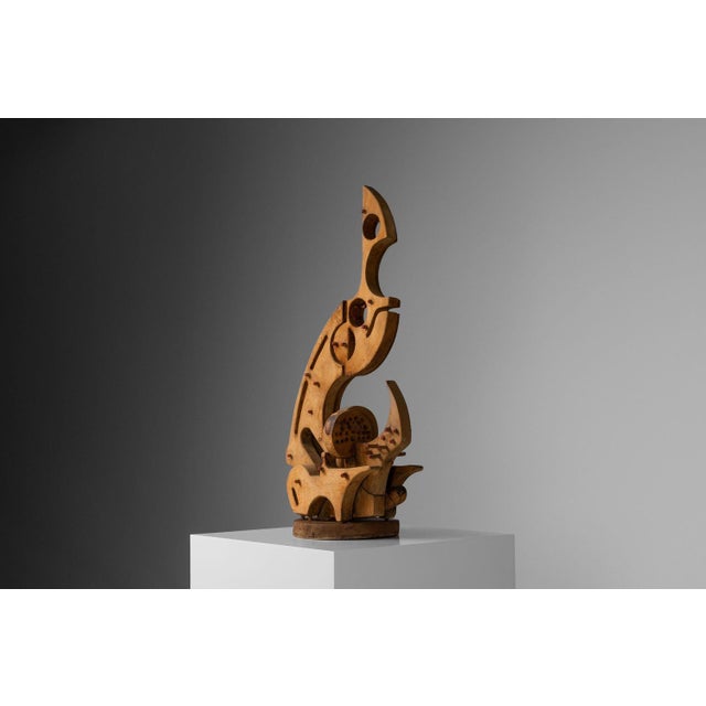 Gold Italian Sculpture by Valerio Moreschi, 1979 For Sale - Image 8 of 14