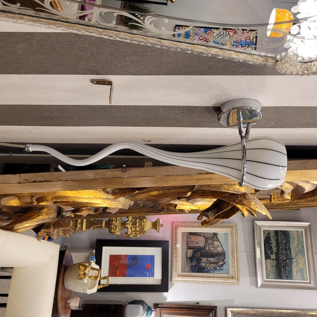 Blown Glass Wall Lamp from Paulmann, Germany For Sale - Image 16 of 18