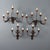 Iron and Sheet Metal Appliques, Set of 4 For Sale - Image 10 of 10