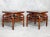 Wood Mid-Century Sculptural Teak Birdcage Sofa Tables For Sale - Image 7 of 8