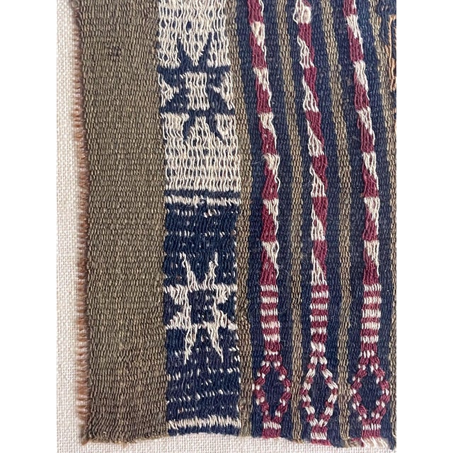 Two Framed Pre-Columbian Textile Fragments Inca Culture Peru For Sale In Atlanta - Image 6 of 15