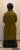 Vintage Carved Wooden Figure of a Calm Man, 20th Century For Sale - Image 10 of 11