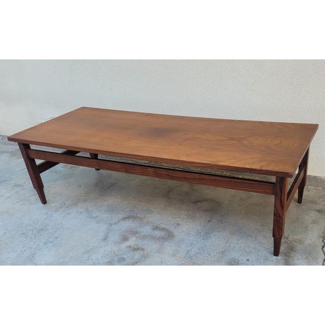 Vintage Scandinavian Teak Coffee Table, 1960s For Sale - Image 4 of 8