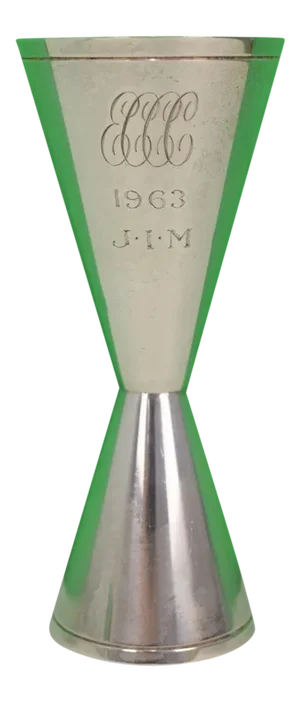 1963 Vintage Tiffany Sterling Jigger Hourglass Cup