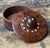 Vintage Round Wood Inlay Trinket Box For Sale - Image 9 of 15
