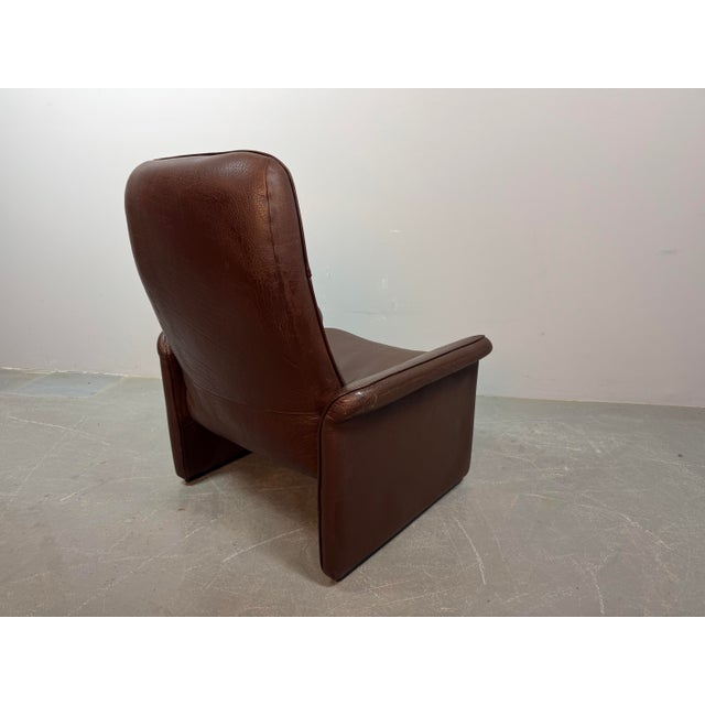 Mid-Century Model DS-50 Lounge Chair in Brown Leather from de Sede, Switzerland, 1970s For Sale - Image 4 of 11
