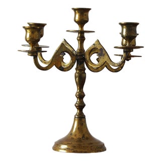 Brass Candleholder from Scandia Massing, 1950s For Sale