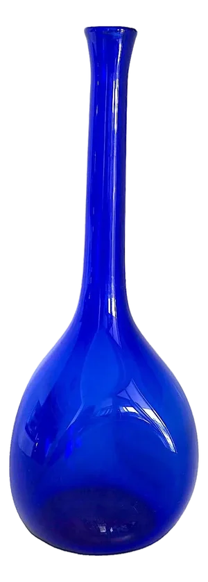 Vintage Swedish Hand Blown Cobalt Glass Vase by Arthur Carlsson Percy