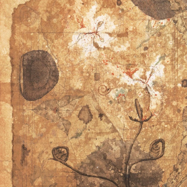 1960s 'Map of Life' by Ryonosuke Fukui, Circa 1965 For Sale - Image 5 of 11