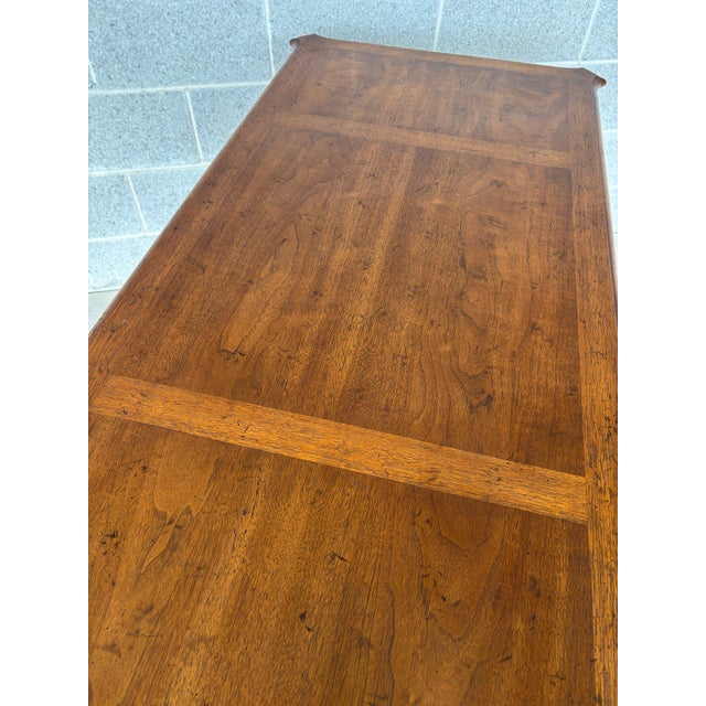 Heritage Grand Tour Country French Style Walnut Writing Desk For Sale - Image 11 of 16