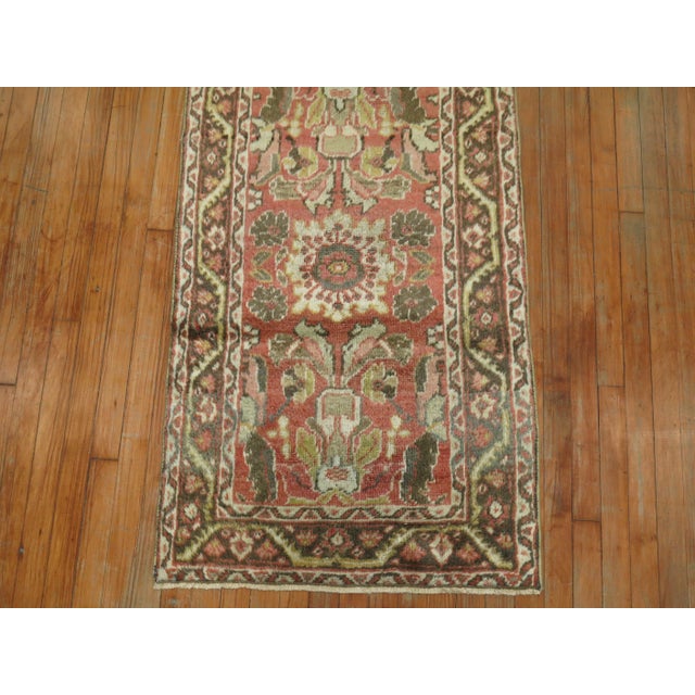 Vintage Persian Mahal Runner - 2'6" x 11'3" For Sale - Image 4 of 6