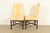 Edward Wormley for Dunbar Mid-Century Modern Walnut X-Base High Back Dining Chairs, Set of Six For Sale In South Bend - Image 6 of 15