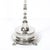 Classical Hollywood Regency Silvered Bronze Torchiere For Sale - Image 11 of 18