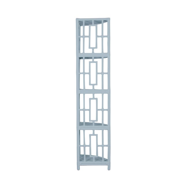 Strong yet stylish this unique corner Etagere is a classic piece of furniture to add elegance to your home decor. The...