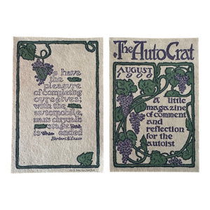 Antique Automobile Advertising Ephemera