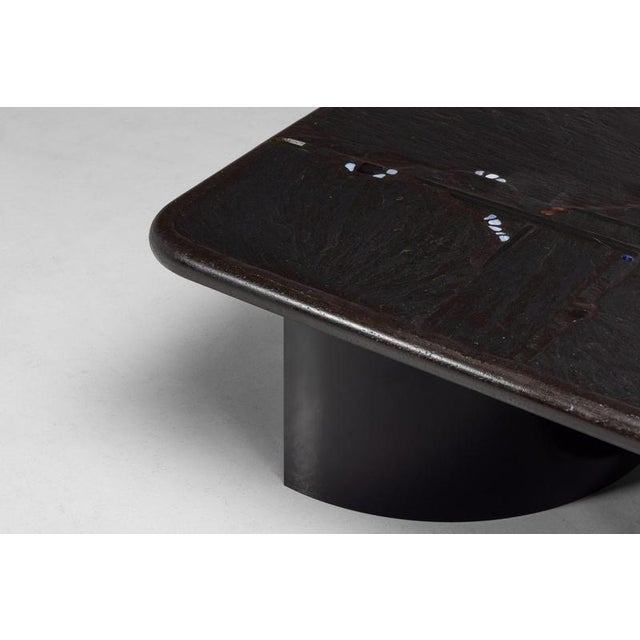 Coffee Table with Agate Top by Paul Kingma, Netherlands, 1988 For Sale - Image 11 of 18