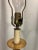 Vintage Chinoiserie "Golden Peaches" Brass Table Lamp For Sale - Image 9 of 11