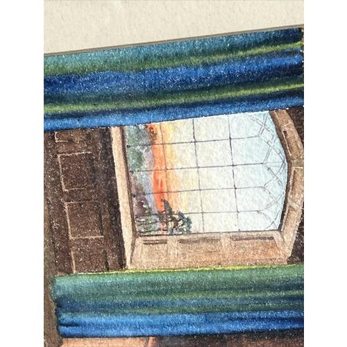 M Bateman, Grand Hall, Watercolor For Sale - Image 5 of 10