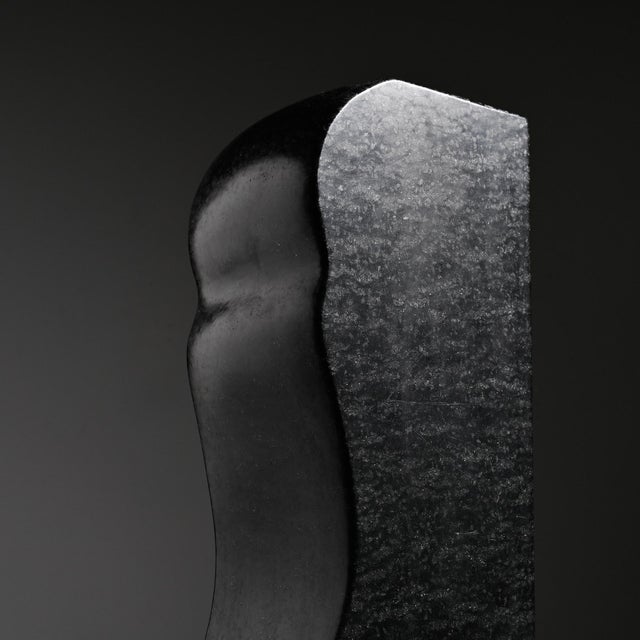 Stone Robert Neuhauser, Swiss Abstract Diabas Sculpture, 1980s, Stone For Sale - Image 7 of 14