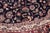 1990s Shabby Chic 1990's Floral Pak-Persian Blue/Red Wool Round Rug- 8'1'' X 8'1'' For Sale - Image 5 of 9