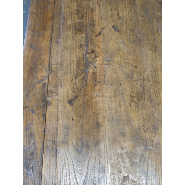 Brown Black 3 Drawer Solid Wood Coffer For Sale - Image 8 of 13