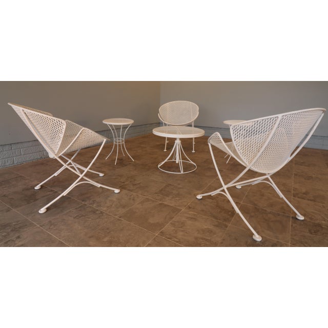 Salterini "Radar" Atomic Lounge Set, Mid-Century Modern, C. 1955–1965, Attributed, 6 Pieces For Sale - Image 6 of 18