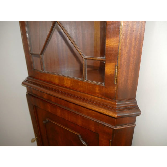Vintage English Corner Cupboard, 20th Century For Sale - Image 13 of 17