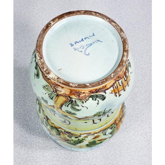 Ceramic Ceramic Pharmacy Vase by Ernan Albisola Studio For Sale - Image 7 of 9