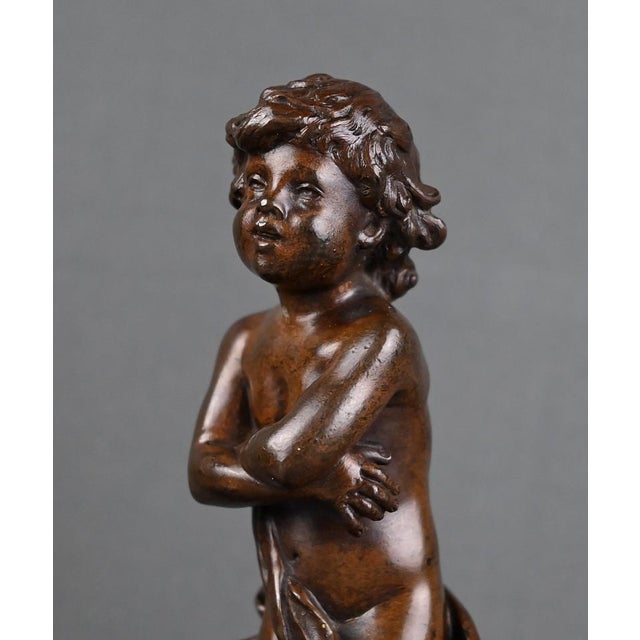 Auguste Moreau, Pair The Skaters Scupltures, 1890s, Bronze For Sale - Image 14 of 18