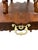 French Art Nouveau Two-Tier Walnut Tea Table With Hand-Carved Floral Decoration, Circa 1890 For Sale - Image 10 of 12