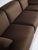 Brown Fianda Modular Sofa and Armchair in Brown Velvet by Vico Magistretti for Cassina, 1970s, Set of 4 For Sale - Image 8 of 18