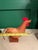 Tan Mid Century Rattan Woven Rooster Basket For Sale - Image 8 of 10