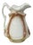 Antique Victorian Ironstone Pitcher For Sale