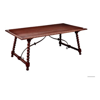 Spanish Baroque Style Dining Table For Sale