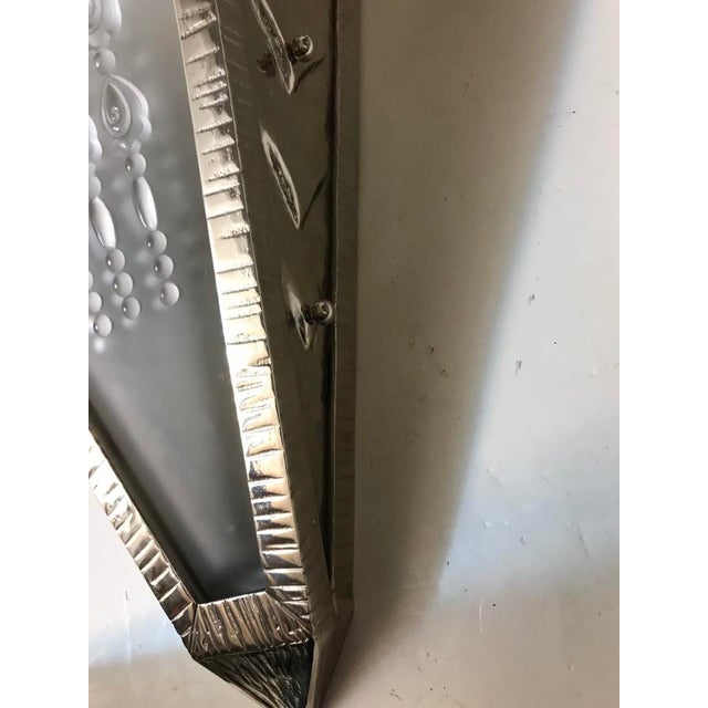 French Art Deco Fan Sconces by Genet Et Michon - a Pair For Sale - Image 9 of 12