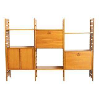 Midcentury Modern Modular Teak Bookcase System, 1970s For Sale