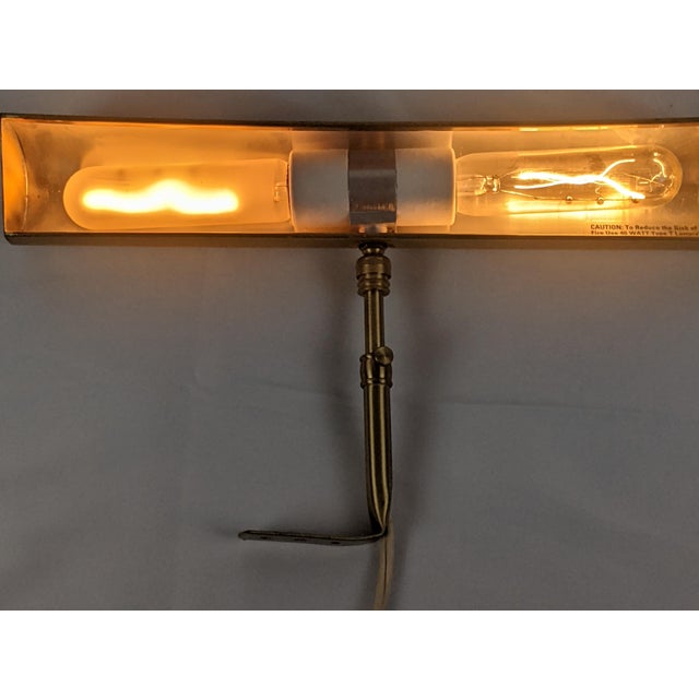Vintage House of Troy Traditional Picture Light in Aged Brass — 4 Available For Sale - Image 4 of 13